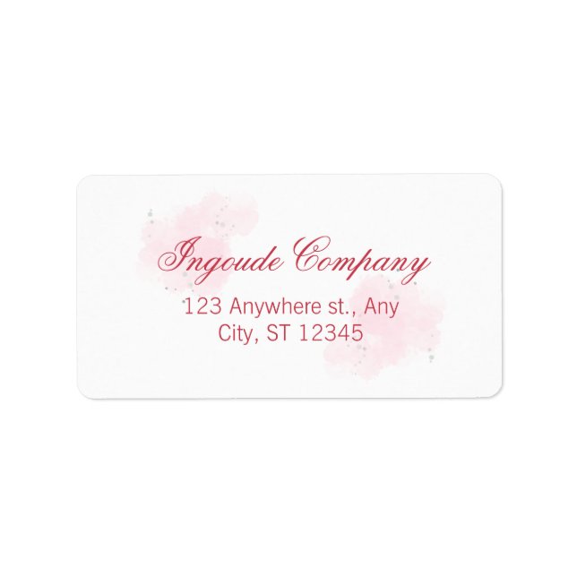 Étiquette Custom Return Address Label (Devant)
