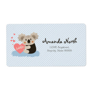Étiquette Cute Koala Cuddles ID386