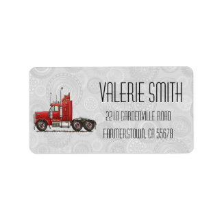 Étiquette Cute semi-cabine