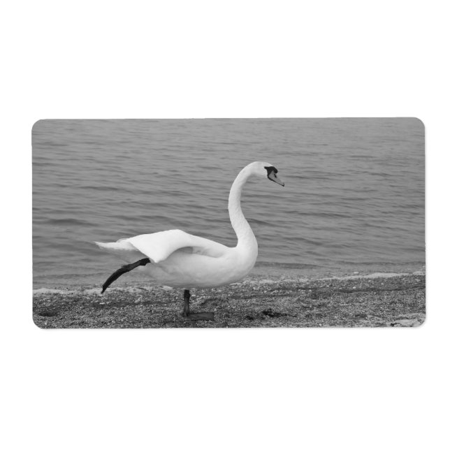 Étiquette Cygne dansant (Devant)