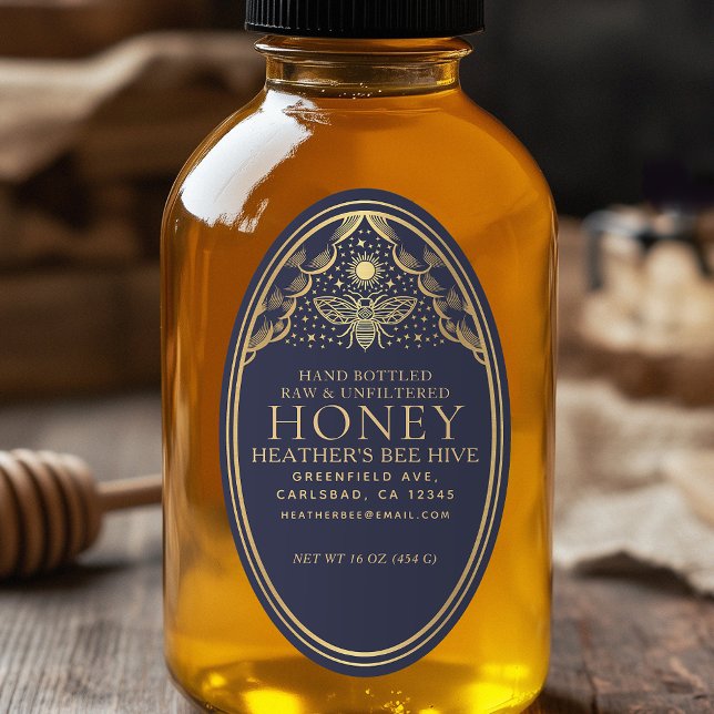 Étiquette d'abeilles à miel à miel de Tarot de cui (Créateur téléchargé)