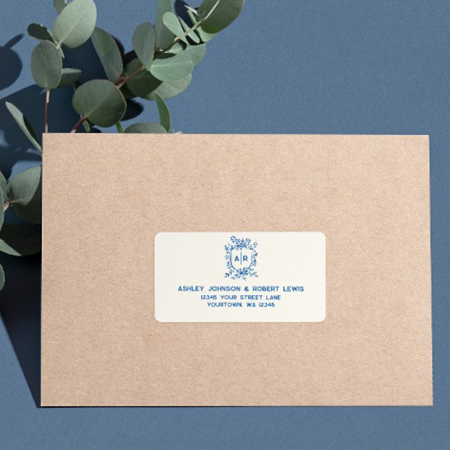 Étiquette d'adresse de réponse de mariage avec bla (Créateur téléchargé)