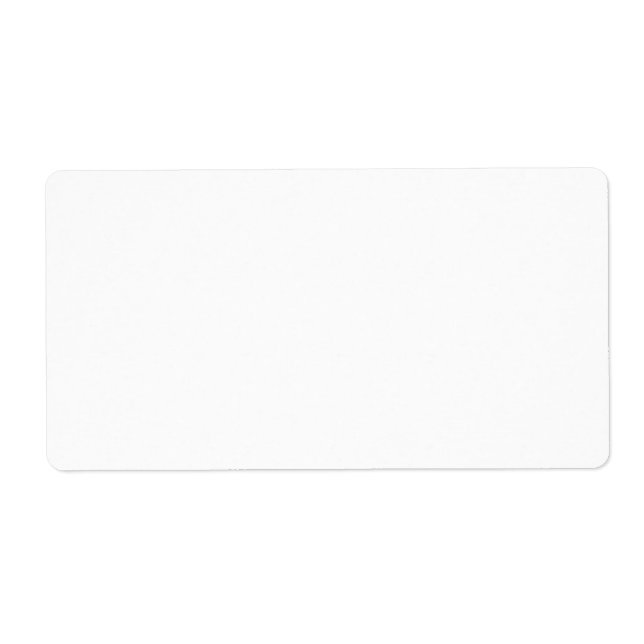 Étiquette d'adresse de retour (Devant)