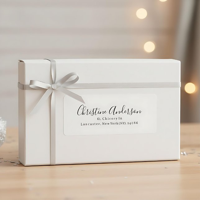 Étiquette d'adresse de retour (Créateur téléchargé)