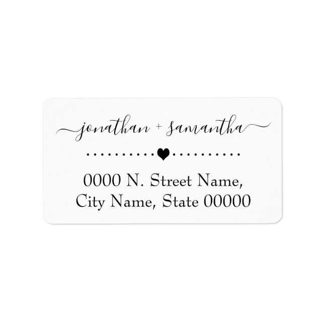 Étiquette d'adresse de retour, adresse de retour d (Devant)