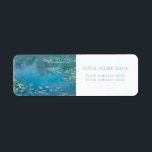 ÉTIQUETTE D'ADRESSE DE RETOUR Claude Monet "NÉNUPH<br><div class="desc">ÉTIQUETTES D'ADRESSE DE RETOUR Claude Monet "NÉNUPHARS" (DÉTAIL)</div>