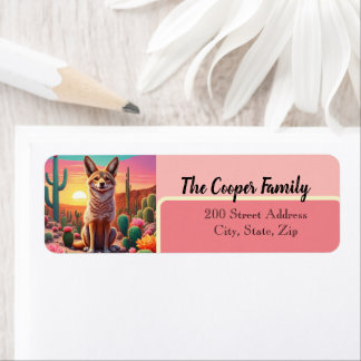 Étiquette d'adresse de retour Coyote