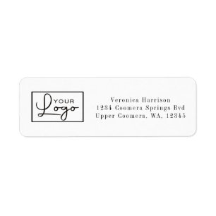 Étiquette d'adresse de retour d'affaires personnal