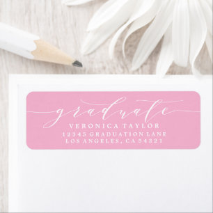 ÉTIQUETTE D'ADRESSE DE RETOUR DE CALLIGRAPHIE MINI
