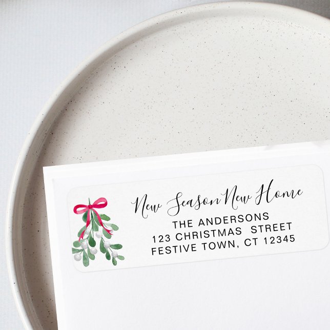 Étiquette d'adresse de retour de Noël Gui  (Créateur téléchargé)