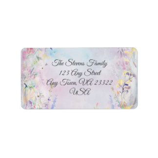 Étiquette d'adresse de retour personnalisable Amar