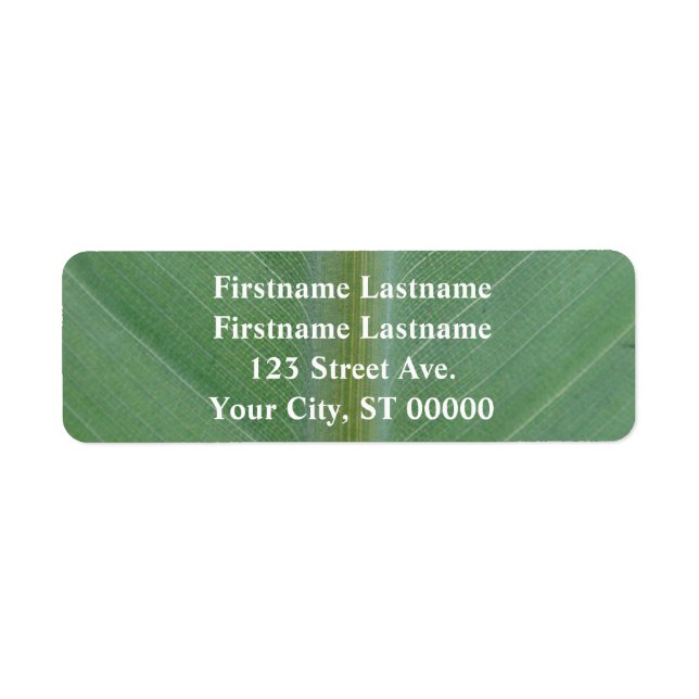 Étiquette d'adresse de retour pour un couple avec  (Devant)