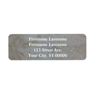 Étiquette d'adresse de retour pour un couple avec 