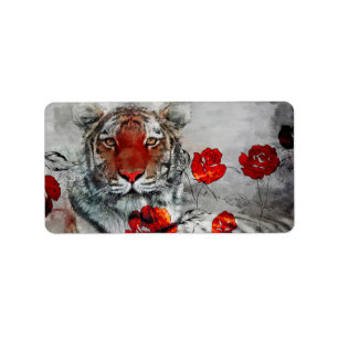 Étiquette d'adresse de retour Tiger 2022