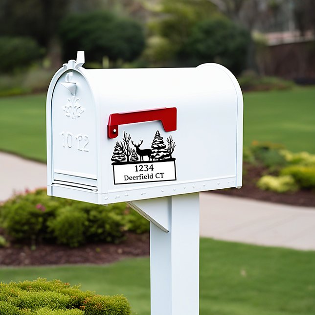 Étiquette d'adresse personnalisée pour cerfs et ar (Créateur téléchargé)