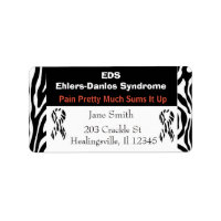 Étiquette d'adresse postale EDS Syndrome d'Ehlers-
