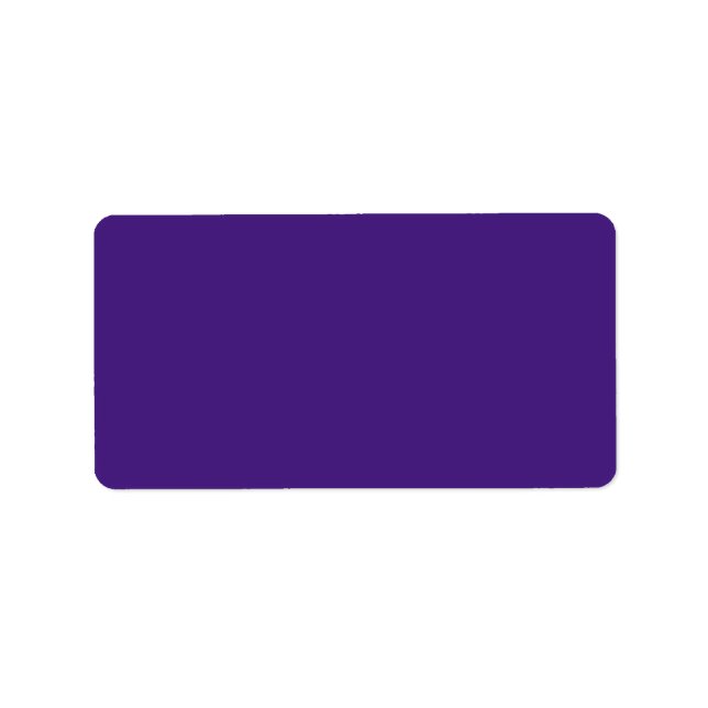 Étiquette d'adresse Violet Monstre (Devant)
