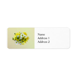 Étiquette Daisies, mamans et bouquet de dentelle de la reine