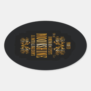 Étiquette d'alcool illégal