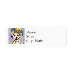 Étiquette Dalmate de mardi gras