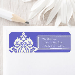 Étiquette Damas D'Ivoire Sur Lilac