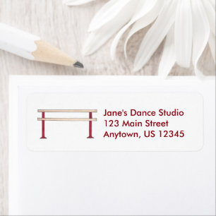 Étiquette Dance Studio Classe Ballet Ballerina Dancer Barre