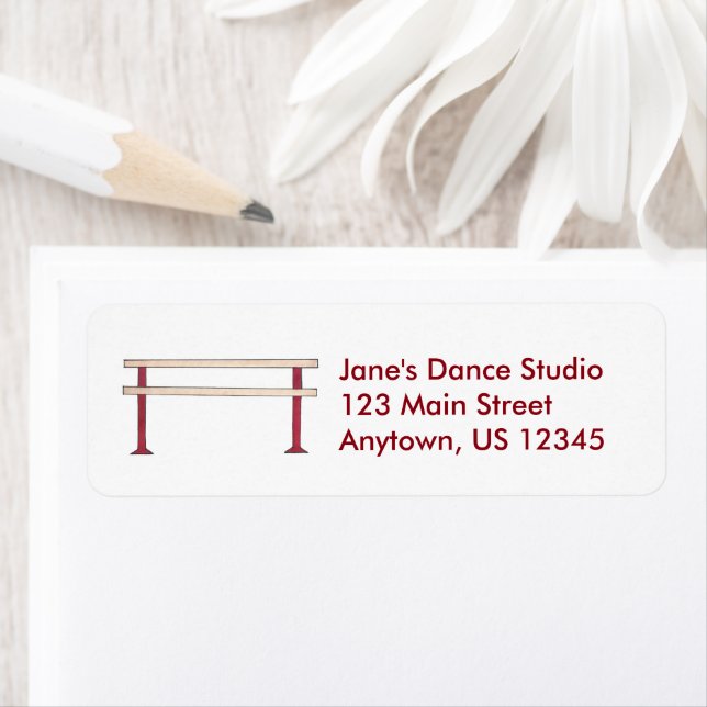 Étiquette Dance Studio Classe Ballet Ballerina Dancer Barre (En situation)