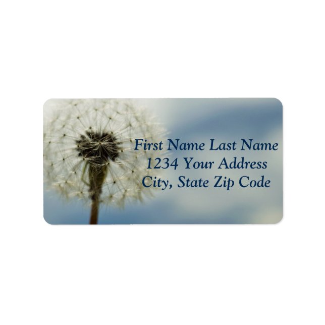 Étiquette Dandelion (Devant)