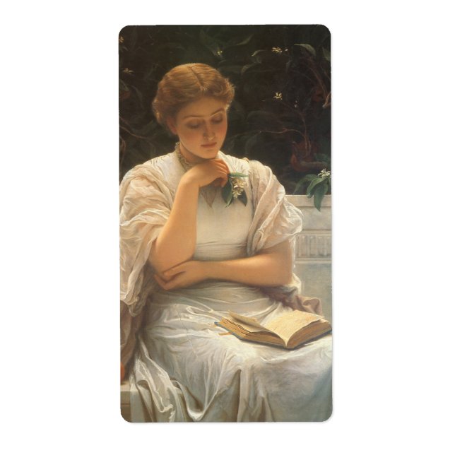 Étiquette Dans l'orangerie de Charles Edward Perugini (Devant)