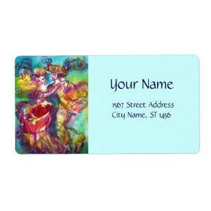 Étiquette DANSE CARNIVALE Vénétie Masquerade Ball