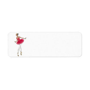 Étiquette Danseur classique Christma de casse-noix