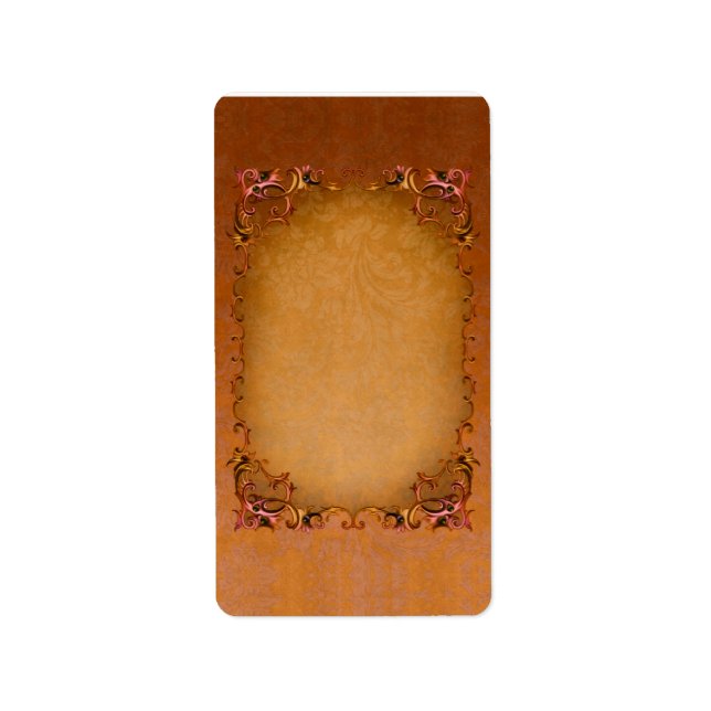 Étiquette d'apothèque moyen été Brocade (Devant)