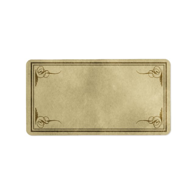 Étiquette d'appothermie moyen (Devant)