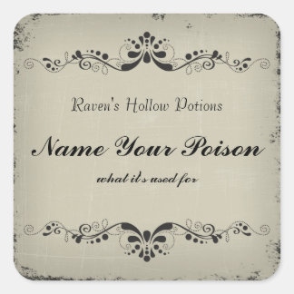 Étiquette d'autocollant à pot d'Halloween personna