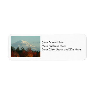 Étiquette de adresse : Automne Mont Rainier
