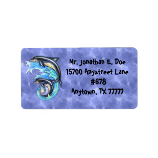 Étiquette de adresse Breeze & Brine