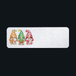 Étiquette de adresse Candy Gnomes<br><div class="desc">gnomes de bonbons étiquettes de adresse</div>