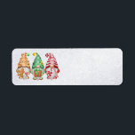 Étiquette de adresse Candy Gnomes<br><div class="desc">gnomes de bonbons étiquettes de adresse</div>