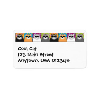 Étiquette de adresse cool