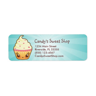 Étiquette de adresse CuppyCake