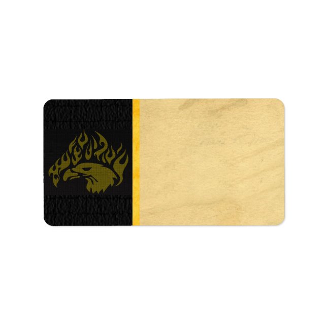 Étiquette de adresse d'aigle (Devant)