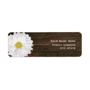 Étiquette de adresse Daisy & Barnwood