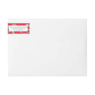 Étiquette de adresse de bande infrarouge