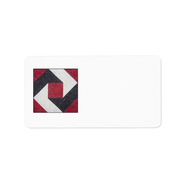 Étiquette de adresse de bloc de surface (Devant)