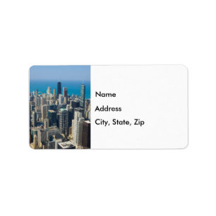 Étiquette de adresse de Chicago