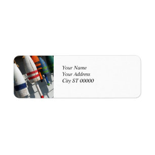 Étiquette de adresse de Fishing Bouy