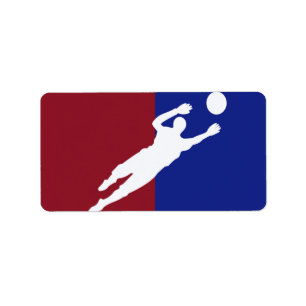 Étiquette de adresse de football