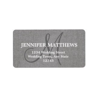 Étiquette de adresse de la carte de réponse du Mar
