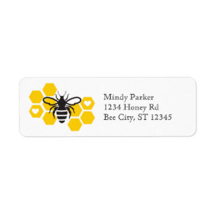 Étiquette de adresse de la Fête des mariées de la