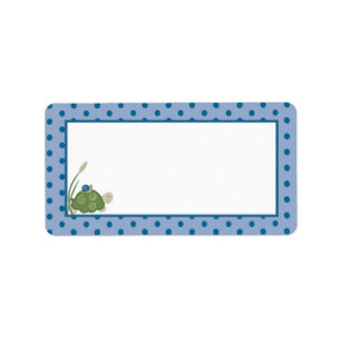 Étiquette de adresse de messagerie Sunny Turtle